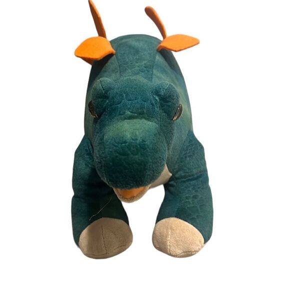 Build A Bear Dinosaur Plush Stegosaurus Stuffed Animal Green BAB Working Roars - Picture 2 of 8